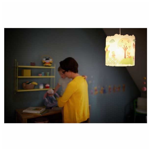 STROPNA IN STEN. SVETILKA PHILIPS WINNIE THE POOH 1X23W E27 71751/34/16 RUMENA