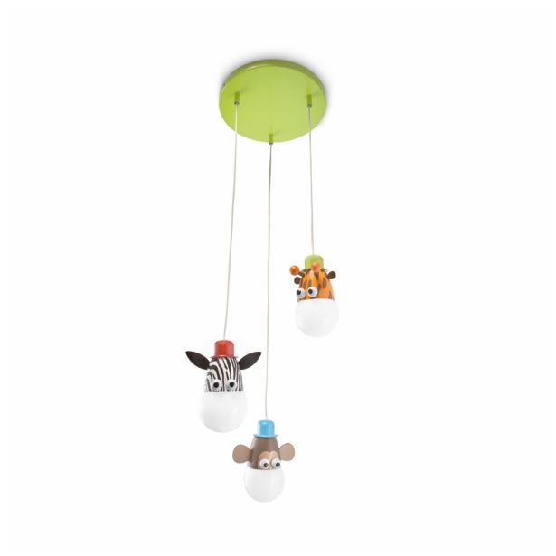 STROPNA IN STEN. SVETILKA PHILIPS ZOO 3X12W E27 40594/55/16 VEČBARVNA