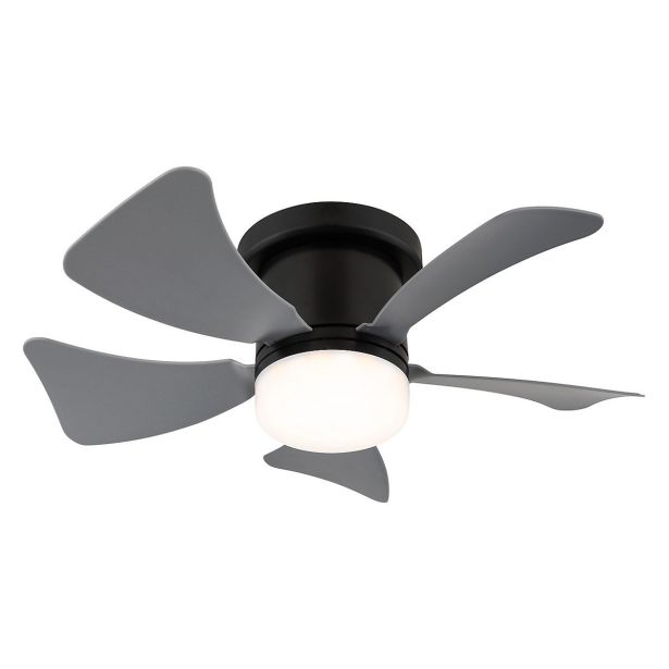 STROPNI VENTILATOR GLOBO KOVINSKI SIV MAT LED