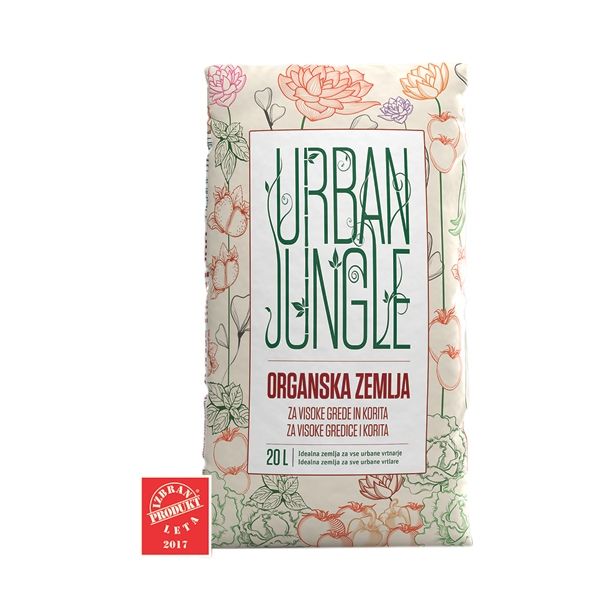 SUBSTRAT ZA PRIDELAVO ORGANSKA ZEMLJA ZA VISOKE GREDE IN KORITA 20L