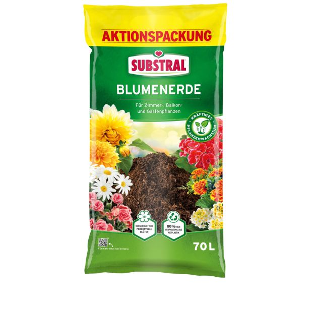 SUBSTRAT ZA OKR. RASTLINE SUBSTRAL UNIVERZALNA ZEMLJA ZA ROŽE 70L