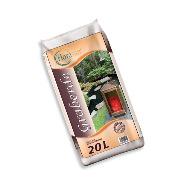SUBSTRAT ZA OKR. RASTLINE ZEMLJA ZA GROBOVE 20L FLORASAN