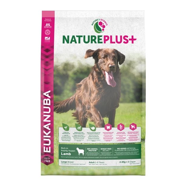 SUHA HRANA ZA PSA EUKANUBA BRIKETI NP ODRASLI PSI VELIKI - JAGNETINA 2.3 KG
