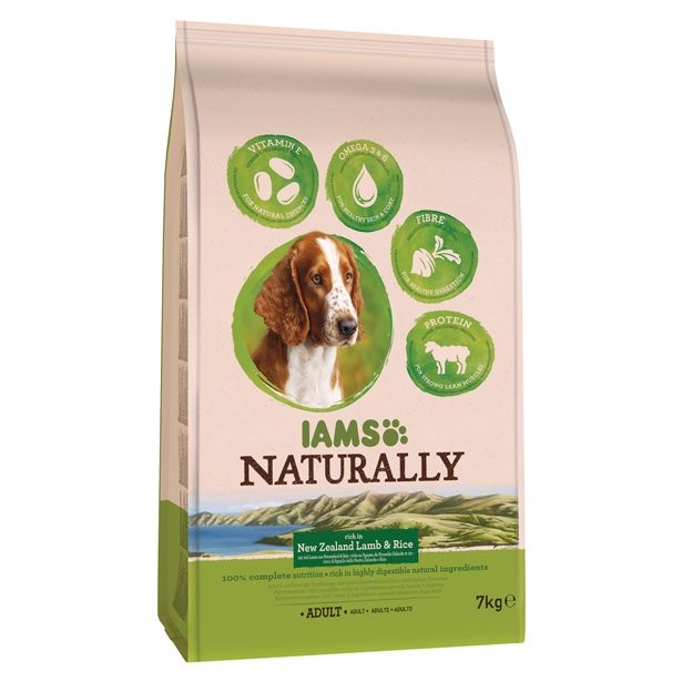 SUHA HRANA ZA PSA IAMS BRIKETI ODRASLI PSI, 7KG NOVOZELANDSKA JAGNJETINA