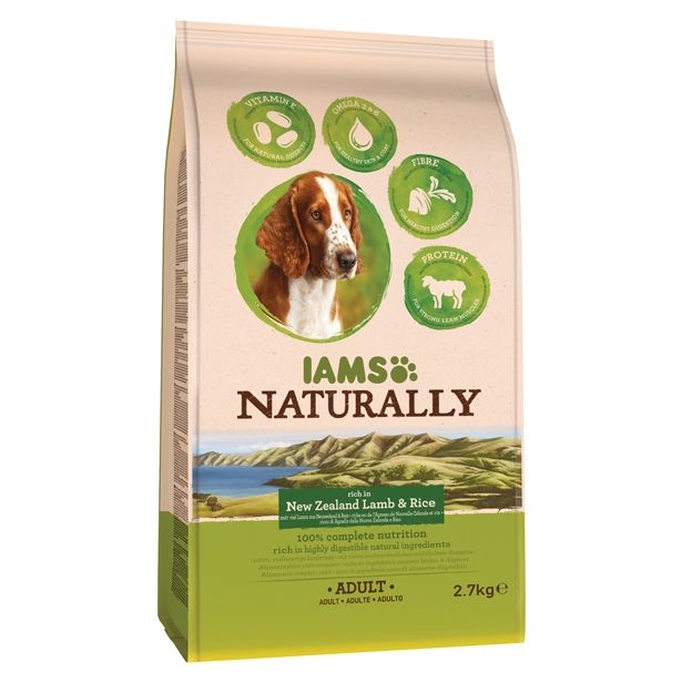 SUHA HRANA ZA PSA IAMS BRIKETI ODRASLI PSI,2.7KG NOVOZELANDSKA JAGNJETINA