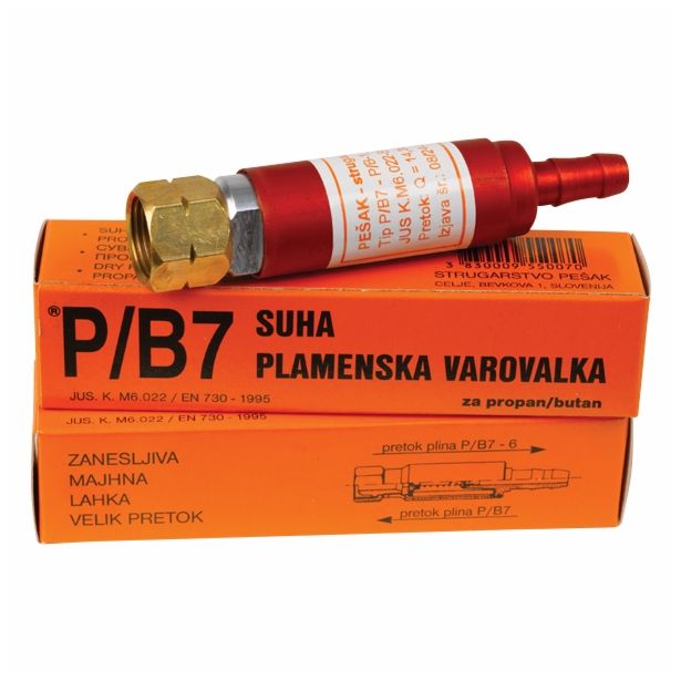 SUHA VAROVALKA ZA PLIN PEŠAK PROPAN BUTAN PB 7