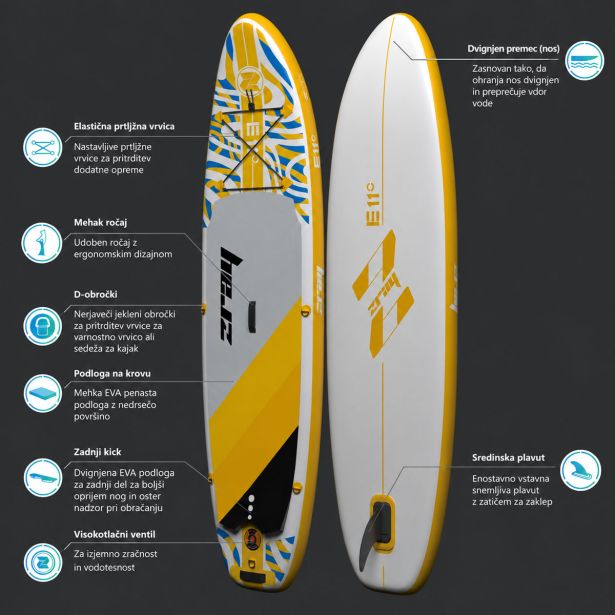 SUP ZRAY E11 335X81X13 CM