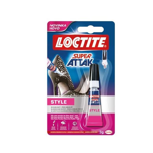 SEKUNDNO LEPILO HENKEL SUPER ATTAK STYLE 3 G