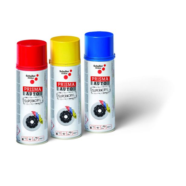 BARVNI SPREJ PRISMA AUTO SUPERACRYL 400 ML RDEČI ZA ZAVORNE ČELJUSTI 300°C