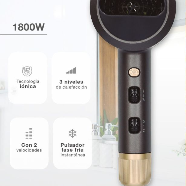 SUŠILEC ZA LASE GSC VALINE SIV 1800W