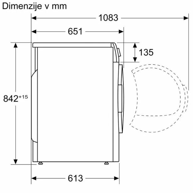 SUŠILNI STROJ BOSCH WTH83002BY TOPLOTNA ČRPALKA