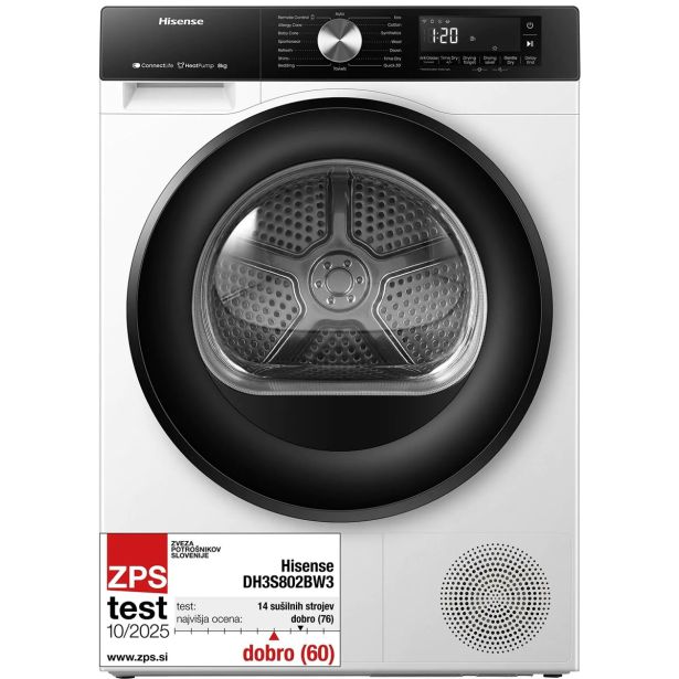 SUŠILNI STROJ HISENSE DH3S802BW3