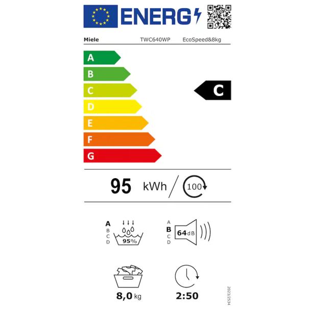 SUŠILNI STROJ MIELE TWC640WP