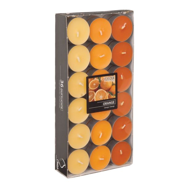 SVEČA GALA-KERZEN ČAJNA 36/1 POMARANČA