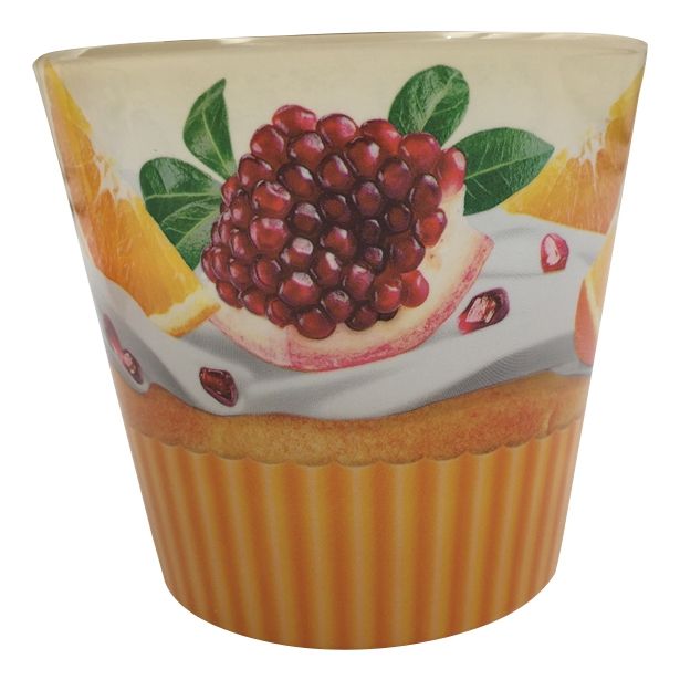 SVEČA MULLER DIŠEČA FRIUTS MUFFINS V KOZARCU