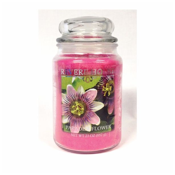 SVEČA MULLER DIŠEČA RAJSKI CVET KOZARCU S POKROVOM 652G