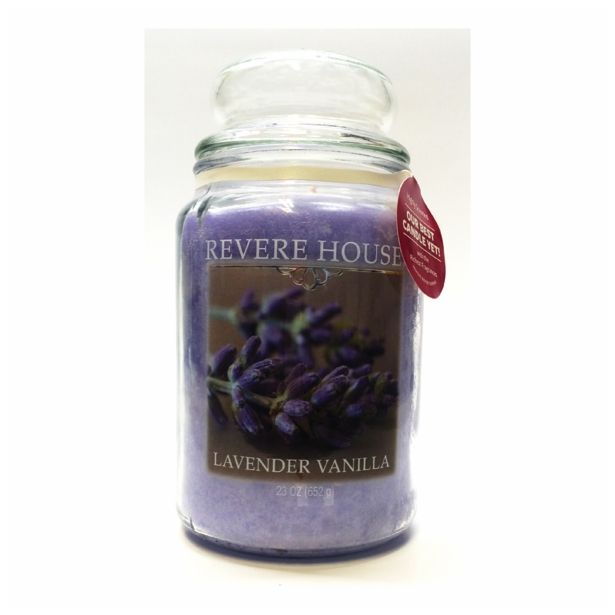 SVEČA MULLER DIŠEČA SIVKA Z VANILIJO V KOZARCU S POKROVOM 652G