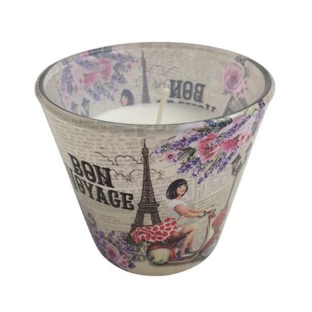 SVEČA MULLER DIŠEČA V KOZARCU 115 G BON VOYAGE