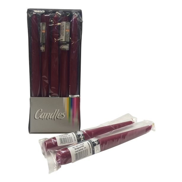 SVEČA MULLER KONUS TEMNO RDEČA