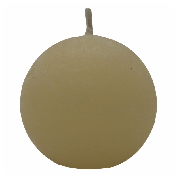 SVEČA MULLER OKROGLA RUSTIKA 80 MM JAJČNA