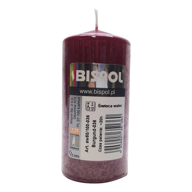 SVEČA MULLER TOP 50/100 MM TEMNO RDEČA