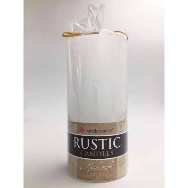 TOP SVEČA MULLER 70X140 MM BELA RUSTIKA