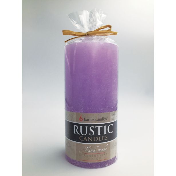 TOP SVEČA MULLER 70X140 MM LILA RUSTIKA