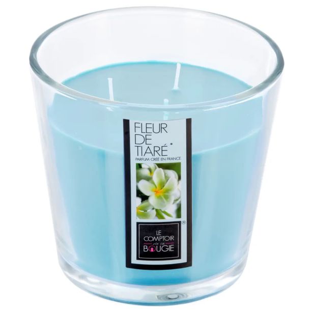 SVEČA V KOZARCU ATMOSPHERE NINA TIA, 13.5X12.5, SV. MODRA