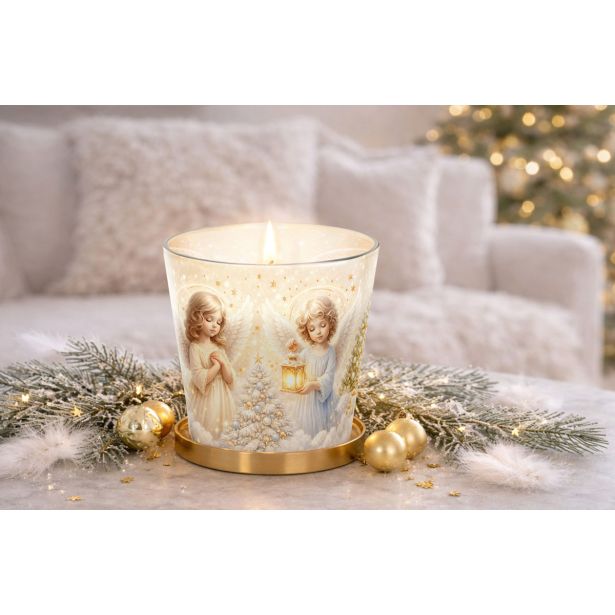 SVEČA V KOZARCU BARTEK DIŠEČA BLESSING OF ANGELS 115 G