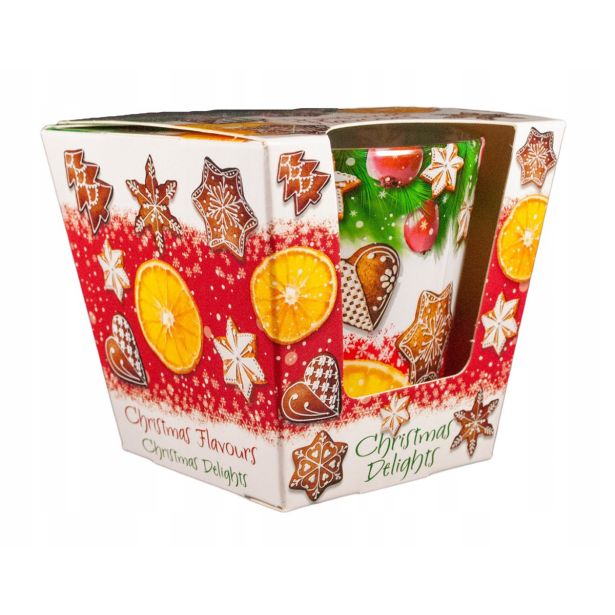 SVEČA V KOZARCU MULLER DIŠEČA BOŽIČNI OKUS