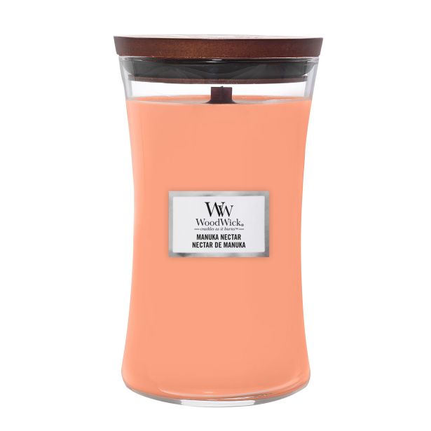 SVEČA V KOZARCU WOODWICK CLASSIC LARGE MANUKA NECTAR