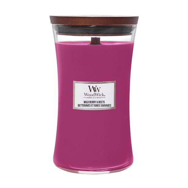 SVEČA V KOZARCU WOODWICK CLASSIC LARGE WILD BERRY & BEETS