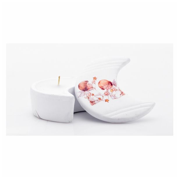 NOVOLETNI SVEČNIK GLOSSTYLE SVEČA V POSODI 9 CM 9X7.5X3.8 CM SORTIRANO