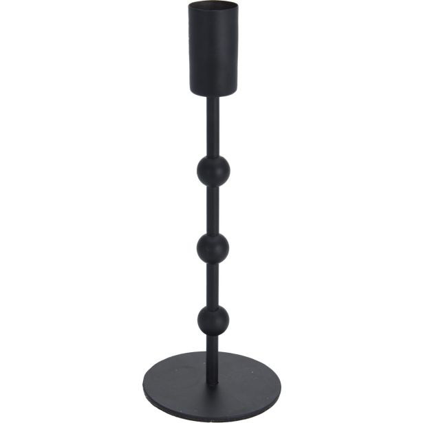 SVEČNIK EH SVEČNIK 19X7 CM ČRN