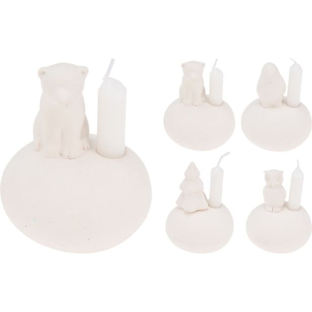 SVEČNIK EH IZ PORCELANA SORTIRANI DEKORJI