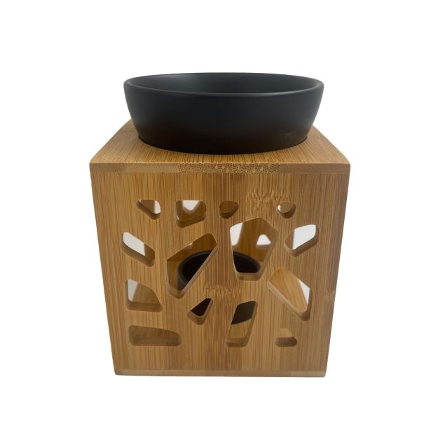 SVEČNIK MULLER IZPARILNIK, KERAMIKA BAMBUS, PATTERN 2