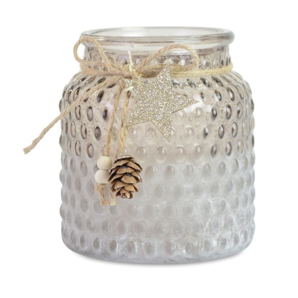 SVEČNIK R+W S STORŽEM IN ZVEZDO 10X11 CM