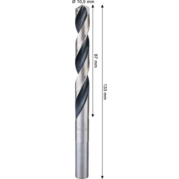 SVEDER HSS BRUŠEN DIN 338 BOSCH 10.5 X 87 X 133 MM