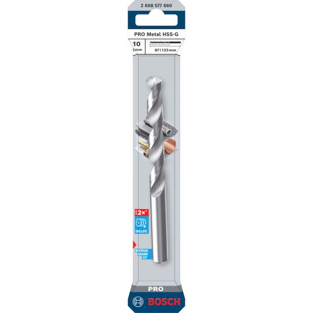 SVEDER HSS BRUŠEN DIN 338 BOSCH 10 X 87 X 133 MM