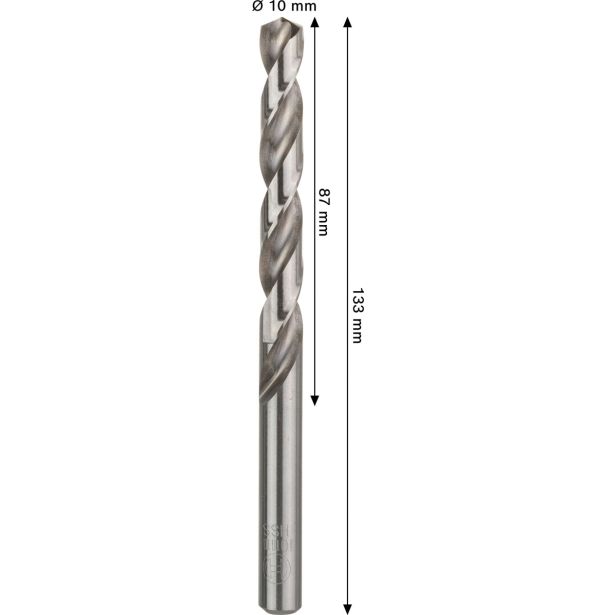 SVEDER HSS BRUŠEN DIN 338 BOSCH 10 X 87 X 133 MM