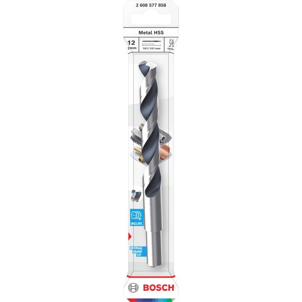 SVEDER HSS BRUŠEN DIN 338 BOSCH 12 X 101 X 151 MM