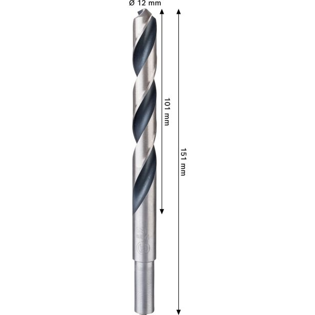 SVEDER HSS BRUŠEN DIN 338 BOSCH 12 X 101 X 151 MM
