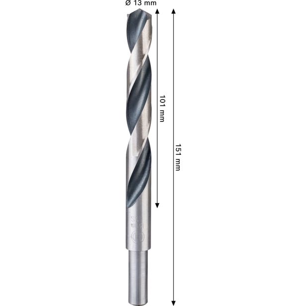 SVEDER HSS BRUŠEN DIN 338 BOSCH 13 X 101 X 151 MM