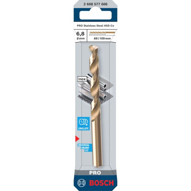 SVEDER HSS/E DIN 338 BOSCH 6.8 X 69 X 109 MM