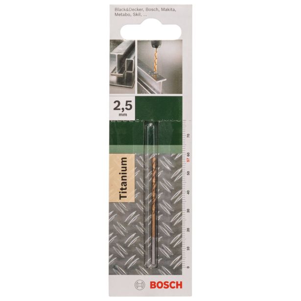 SVEDER HSS-TIN DIN 338 BOSCH 2.5 X 57 MM