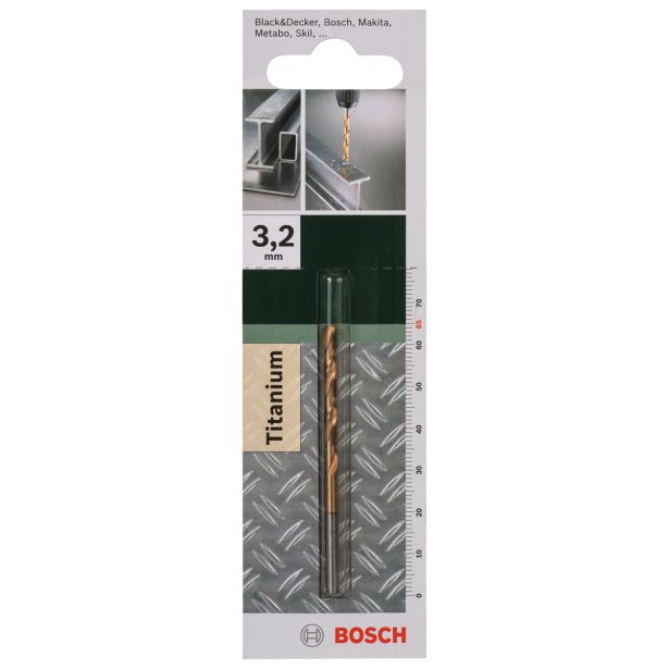 SVEDER HSS-TIN DIN 338 BOSCH 3.2 X 65 MM
