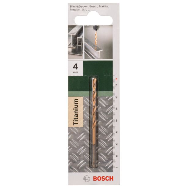 SVEDER HSS-TIN DIN 338 BOSCH 4.0 X 75 MM