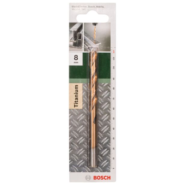 SVEDER HSS-TIN DIN 338 BOSCH 8.0 X 117 MM
