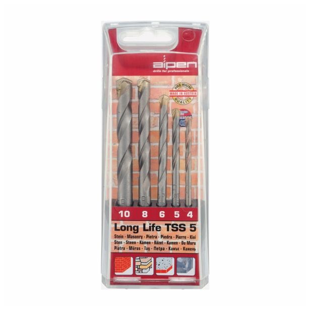 GRT. SVEDROV ZA KAMEN ALPEN 4-5-6-8-10 MM 5 DELNA HM LONG LIFE TSS 5