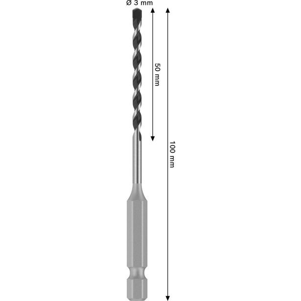 SVEDER ZA KAMEN DIN 8039 BOSCH 3X50X100 MM